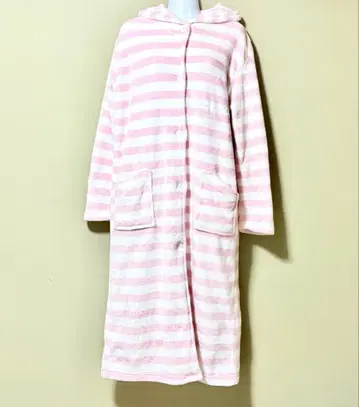 핑크 복슬복슬 롱 가운 룸웨어