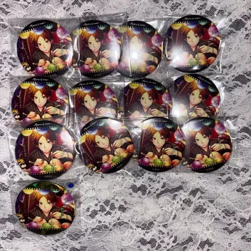 우라타누키 사랑색 불꽃놀이 캔뱃지 세트