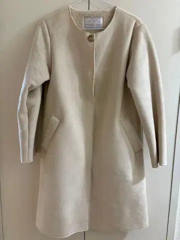 MAJESTIC LEGON 베이지 롱 코트