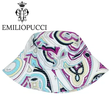 EMILIO PUCCI/기하학 패턴 버킷햇/에밀리오 푸치/익명 배송