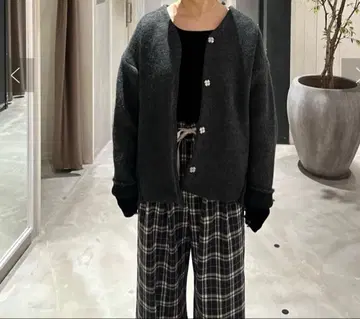 차오패닉 테피이 야크 니트 자켓