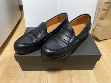 PADRONE 파드로네 소가죽 블랙 가죽 로퍼 박스 포함