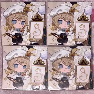 화가 코스터 4개 세트 3주년 스이파라 제5인격 에드가