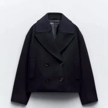 ZARA 소프트 크롭 더블 허리 코트
