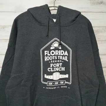 GILDAN 플로리다 후드티 L 다크 그레이 USA 구제 의류