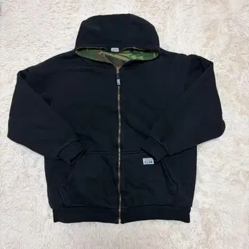 PRO CLUB camo & black reversible hoodie