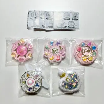 오쟈마녀 도레미 피리카피라라 컴팩트 거울 2 5종 풀 컴플리트 세트