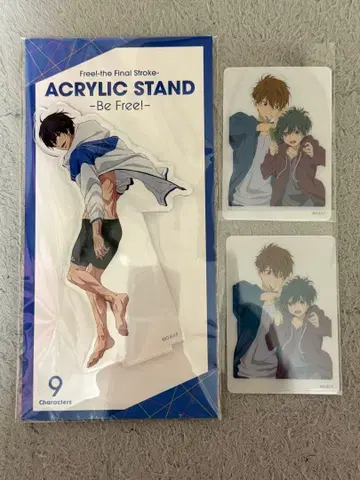 Free! 키리시마 이쿠야 아크릴 스탠드 미니 포토 카드 세트