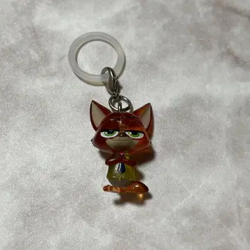 주토피아 닉 메지루시 액세서리 가챠가챠 캡슐 토이 미사용