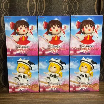 동방Project 유유코풍 SD 피규어 레이무 마리사 6개 세트
