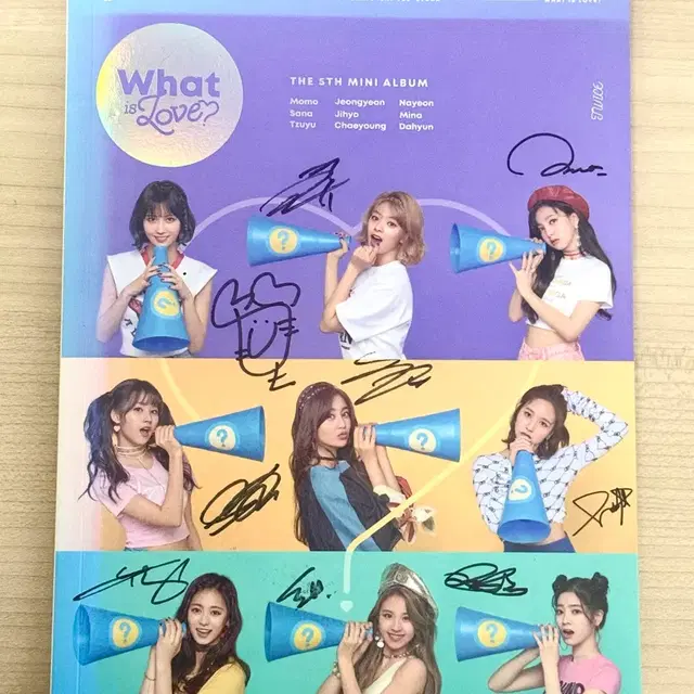 트와이스 친필싸인 앨범 판매