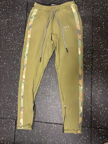 LYFT 조거 팬츠 올리브 그린 카모플라쥬
