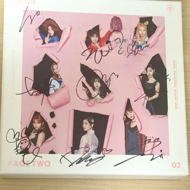 트와이스 친필싸인 앨범 판매