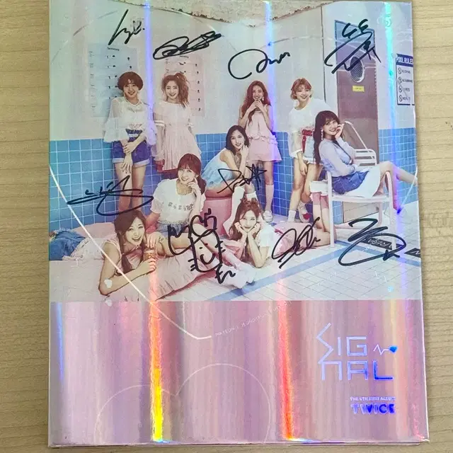 트와이스 친필싸인 앨범 판매