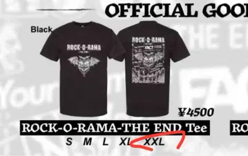 FACT ROCK-O-RAMA 셔츠 XXL