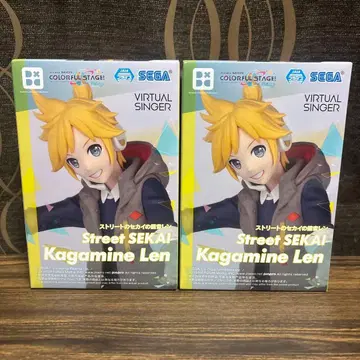 프로젝트 세카이 스트릿의 세계의 카가미네 렌 피규어 2개 세트