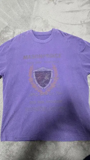 MASONPRINCE 보라색 T셔츠