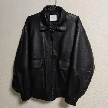 FREAK'S STORE 블랙 가죽 자켓