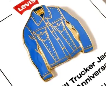 Levis TYPE III Trucker Jacket 50주년 핀 배지