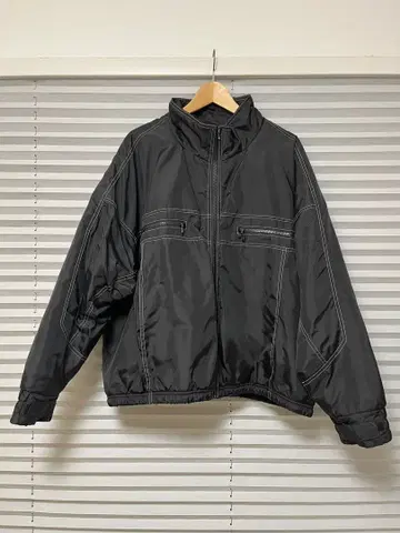 UNIF 코드 자켓 블랙 나일론 자켓 XL