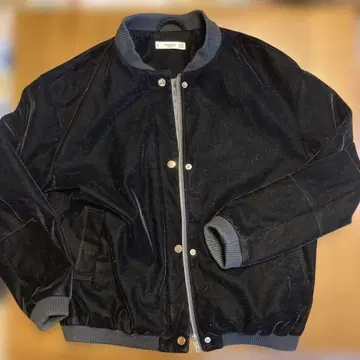 MANGO 벨로아 블랙 점퍼 XS