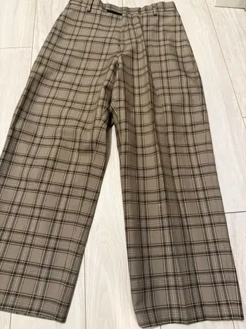 Dries Van Noten 트윌 체크 클래식 팬츠