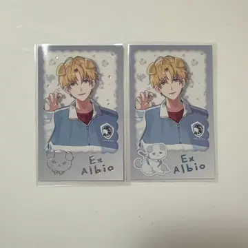 엑스 알비오 완냥days 폴라로이드풍 카드