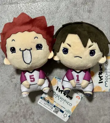 2 텐도 사토리 우시지마 와카토시 모치피코 봉제 인형 2개 세트 하이큐