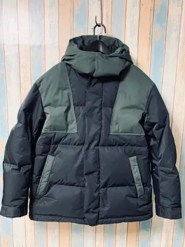 UNIQLO+J 다운 자켓 3XL 블랙 x 카키 3XL