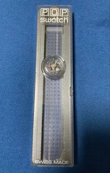 swatchwatch POP 손목시계 투명 다이얼