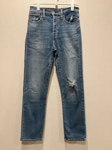 [ Levi's ] 리바이스 스트레이트 데님 데미지 가공