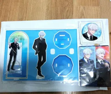 주술회전 고죠 사토루 디오라마 아크릴 스탠드 2nd 기념일 캔뱃지