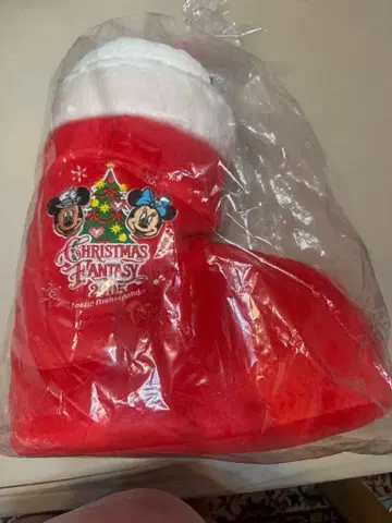 디즈니 크리스마스 판타지 2005 부츠 포함 담요 레어