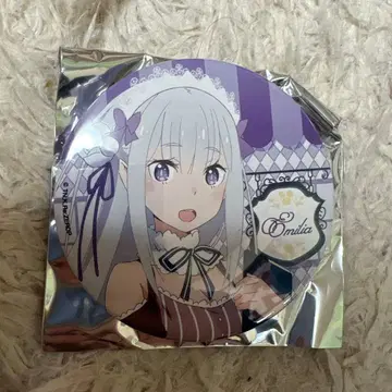 리제로 에밀리아 세가 콜라보 카페 캔뱃지