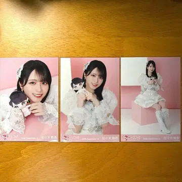 =LOVE 이코라브 사사키 마이카 브로마이드 모리 판타지 콜라보 3 컴프