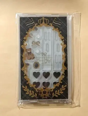 후쿠야 복권 호두까기 인형 A상 크라운 체크 아크릴 프레임 블랙