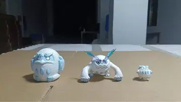 포켓몬 스케일 월드 불비달마 갈라르의 모습