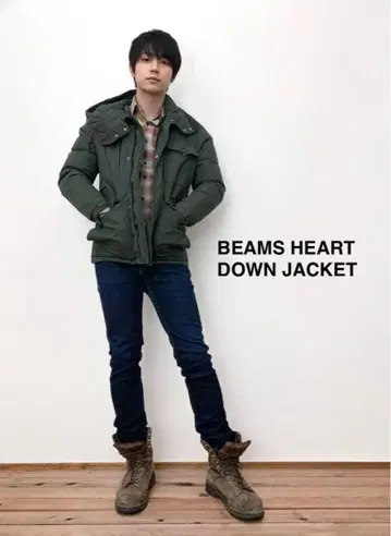 BEAMS HEART 다운 자켓 L