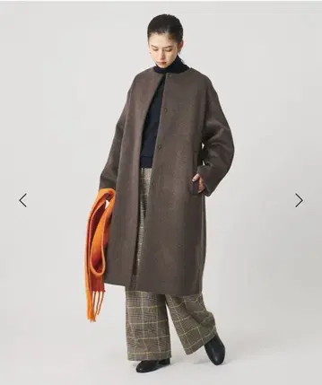 미사용 새상품 BEAUTY&YOUTH 노카라 롱 코트