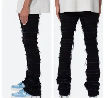 mnml 크러쉬 데님 플레어 28 사이즈