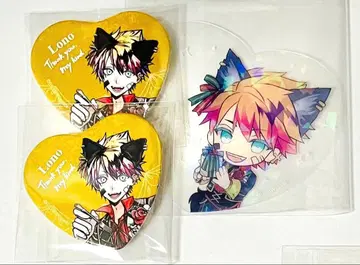 악마 집사와 검은 고양이 아쿠네코 로노 난자타운 캔뱃지 클리어 카드