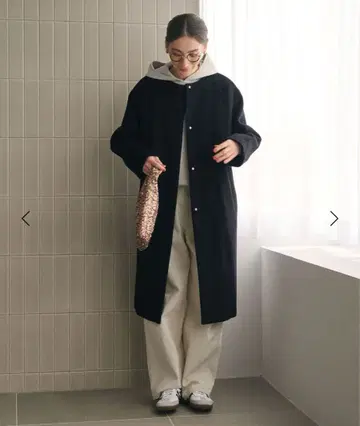 미사용 새상품 BEAUTY&YOUTH 노카라 코트