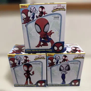 스파이더맨 모어 플러스 푸치 피규어 3체 세트
