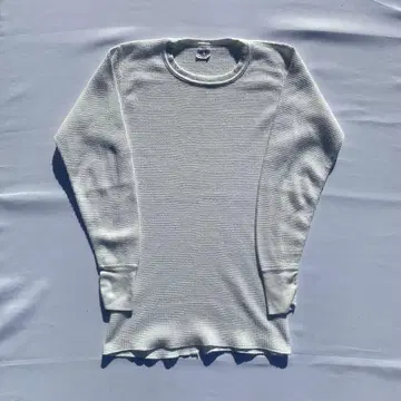 80s J.E. Morgan 서멀 와플 편직 긴팔 티셔츠 M