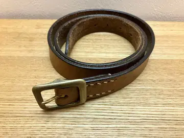 텐더 로인 T-BELT 내로우 벨트 브라운 32