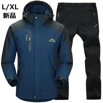 윈드 브레이커 L 사이즈 상하의 세트 블랙 네이비 스포츠 자켓 바지