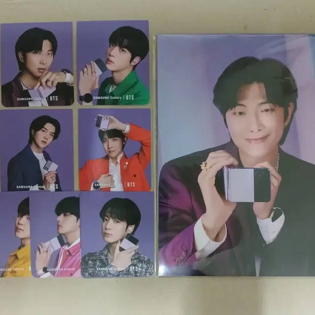 방탄 갤럭시 Z플립 포카 및 엽서