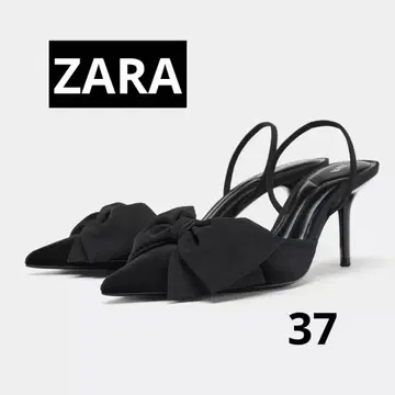 ZARA*리본 포함 슬링백 신발 37