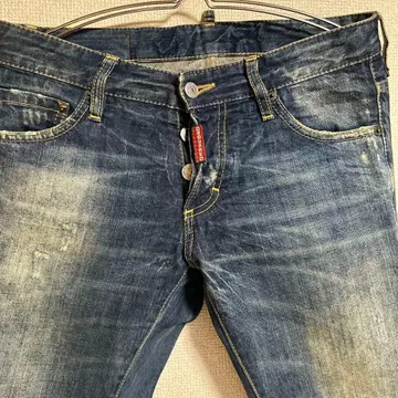 DSQUARED 스키니 데님 다크 블루