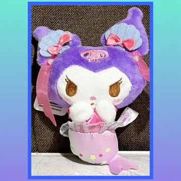 산리오 마스코트 봉제 인형 머메이드 판타지 쿠로미